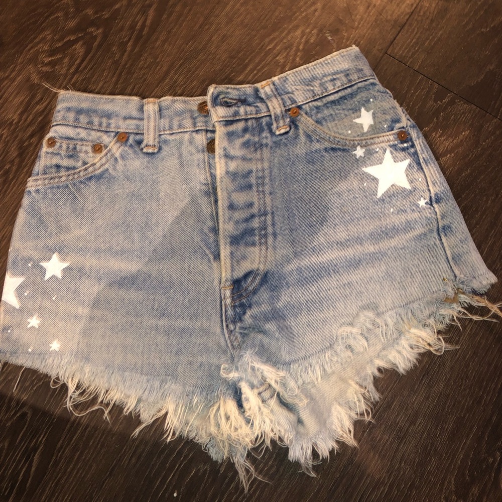 hand painted levi’s